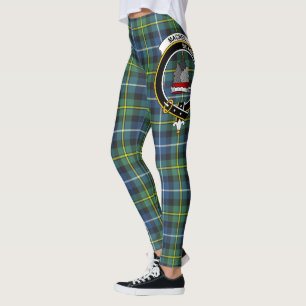 Scotstee Clan MacNeill Of Barra Ancient Crest  Leggings