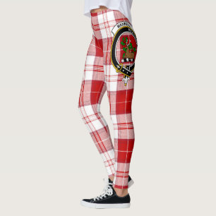 Scotstee Clan Maxwell Plaid Crest Tartan Women Leggings