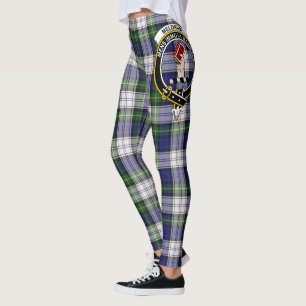 Scotstee Clan Meldrum Gordon Dress Crest Tartan Leggings