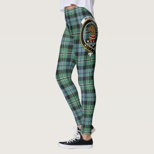 Scotstee Clan Melville Hunting Crest Tartan Women  Leggings