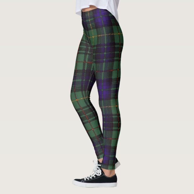 Scotstee Clan Monteith Old Ancient Tartan Women Leggings (Left)