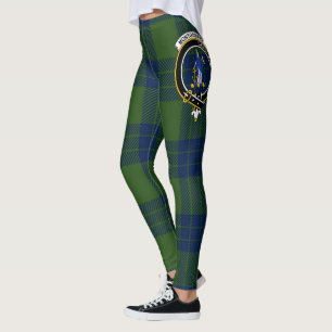 Scotstee Clan Montgomery Modern Crest Tartan Women Leggings