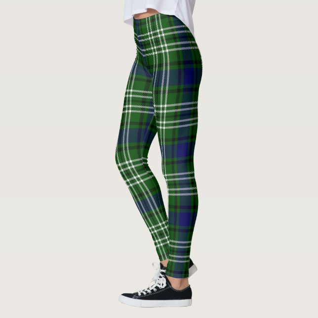Scotstee Clan Mow Ancient Tartan Women Leggings (Left)