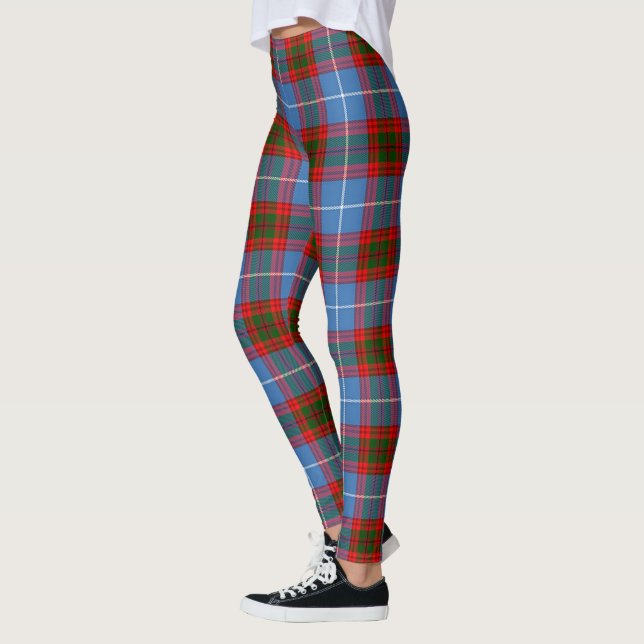 Scotstee Clan Nicolson Modern Tartan Women Legging (Left)