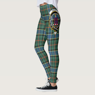 Scotstee Clan Ogilvie Hunting Ancient Crest Tartan Leggings