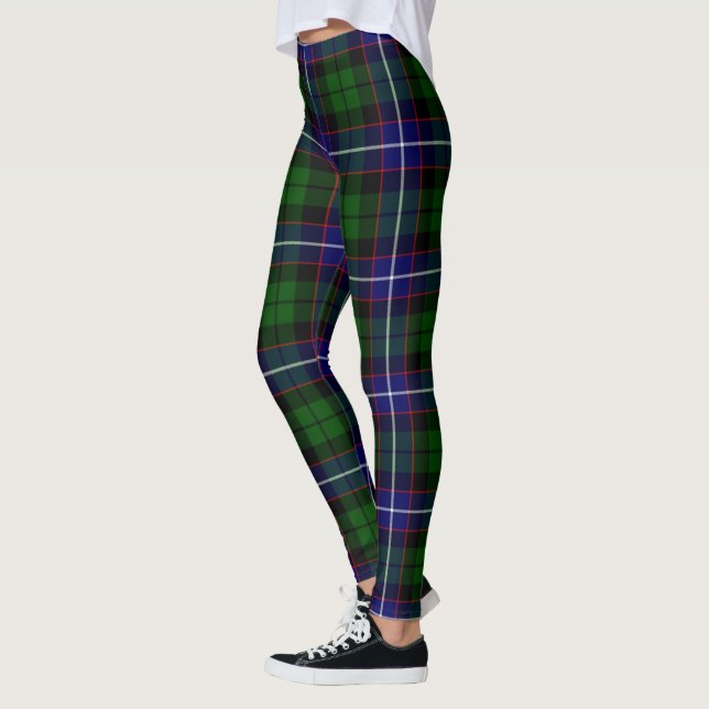 Scotstee Clan Russell Tartan Women Leggings (Left)