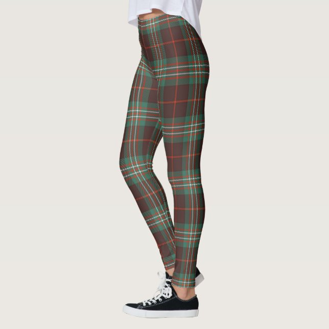 Scotstee Clan Scott Brown Ancient Tartan Women Leggings (Left)