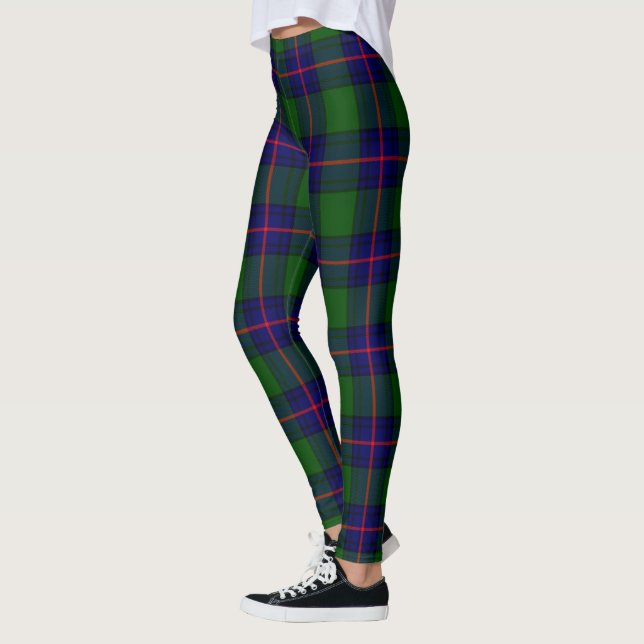 Scotstee Clan Shaw Modern Tartan Women Leggings (Left)