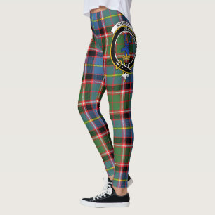 Scotstee Clan Stirling Crest Tartan Women Leggings