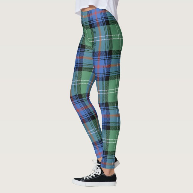 Scotstee Clan Sutherland Old Ancient Tartan Women  Leggings (Left)