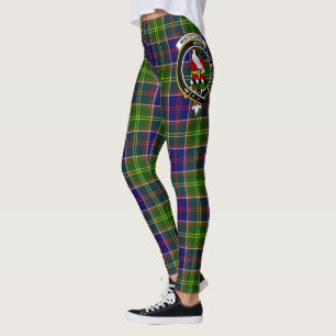 Scotstee Clan Whitefoord Crest Tartan Women Leggings