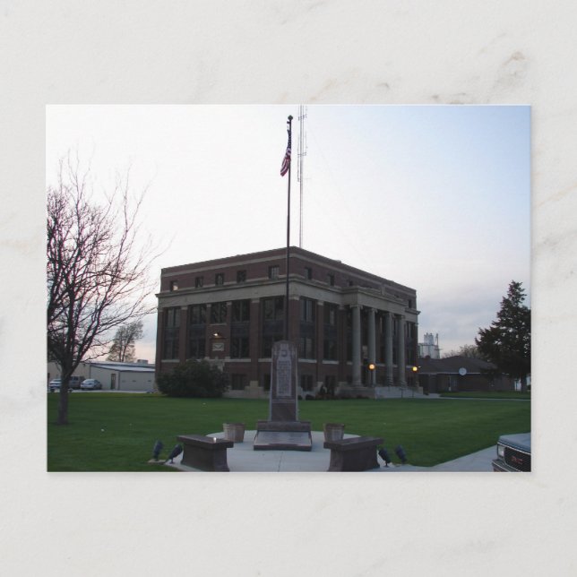 Scott County Courthouse Postcard (Front)