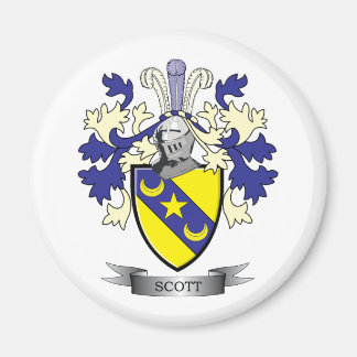 Scott Family Crest Coat of Arms Magnet