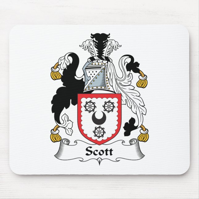 Scott Family Crest Mouse Pad (Front)