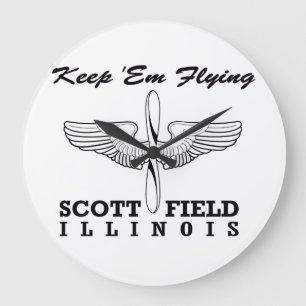 Scott Field (Air Force Base), Belleville, IL Large Clock