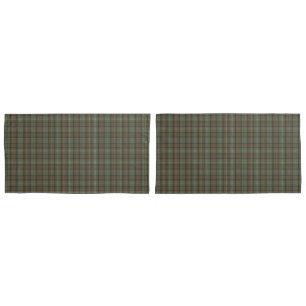 Scott Green Weathered Original Scottish Tartan  Pillowcase