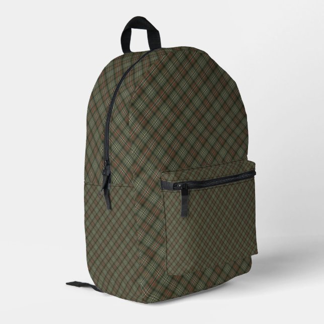 Scott Green Weathered  Printed Backpack (Back Corner Left)
