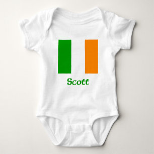 Scott Irish Flag Baby Bodysuit