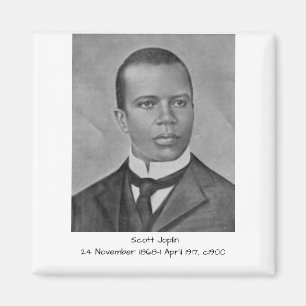 Scott Joplin c1900 Magnet