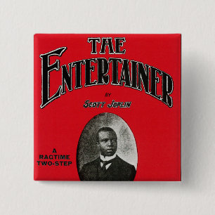 Scott Joplin Song Sheet Cover 15 Cm Square Badge