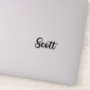 Scott Name - Handwritten Calligraphy