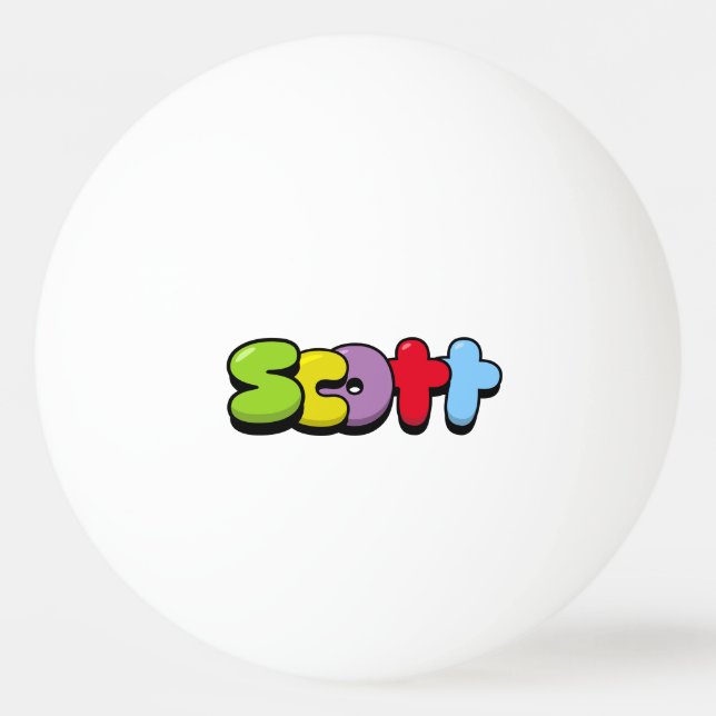 Scott Ping Pong Ball (Front)