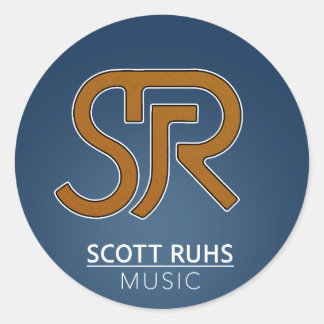 Scott Ruhs Logo Classic Round Sticker