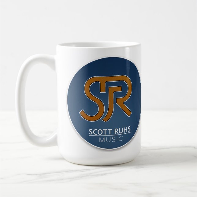 Scott Ruhs Logo Coffee Mug (Left)