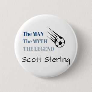 Scott Sterling T Shirt Studio C Soccer Goalie Fan 6 Cm Round Badge