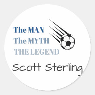 Scott Sterling T Shirt Studio C Soccer Goalie Fan Classic Round Sticker