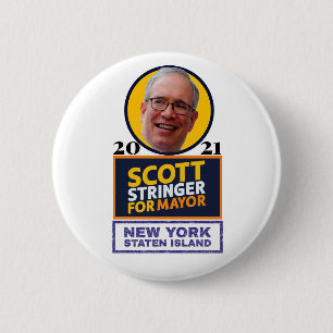 Scott Stringer NYC Mayor 6 Cm Round Badge