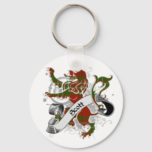 Scott Tartan Lion Key Ring