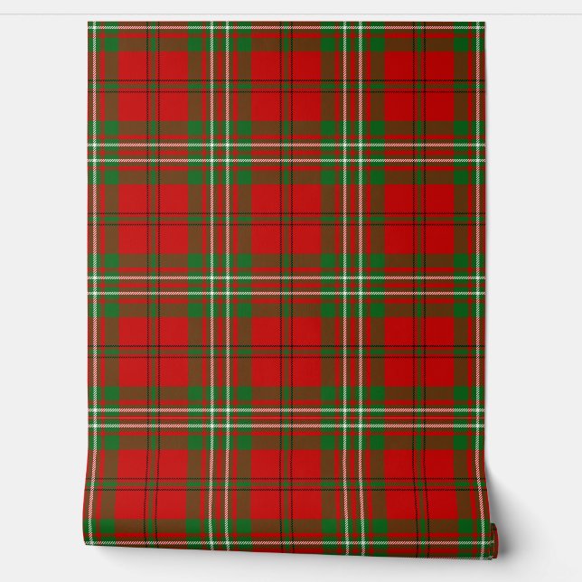 Scott Tartan Plaid Scottish Clan Wallpaper (Unrolling)