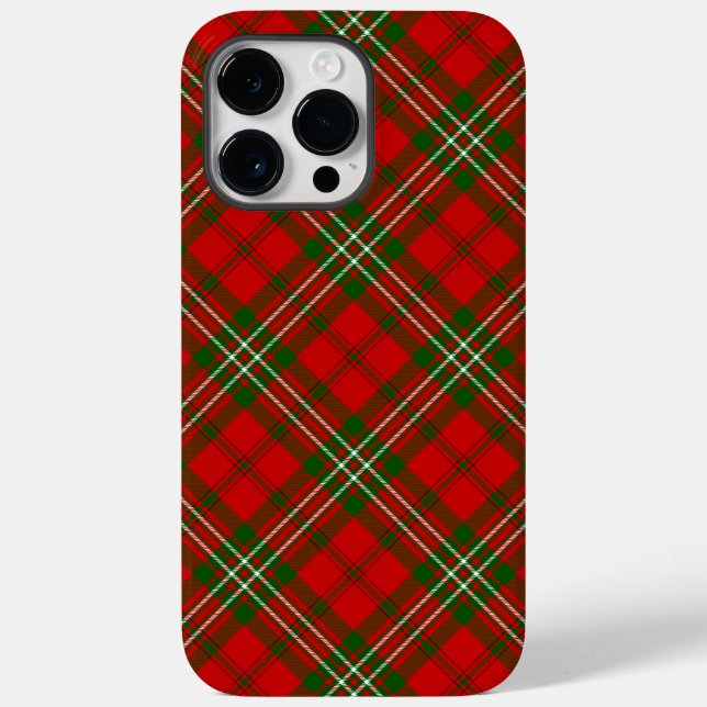 Scott tartan red green plaid Case-Mate iPhone case (Back)