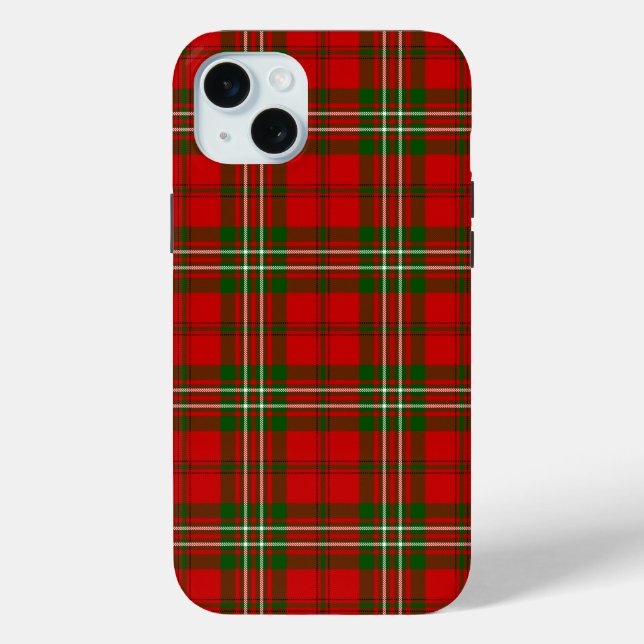 Scott tartan red green plaid Case-Mate iPhone case (Back)