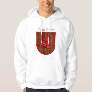 Scott Tartan Scottish Plaid Lion Rampant Hoodie