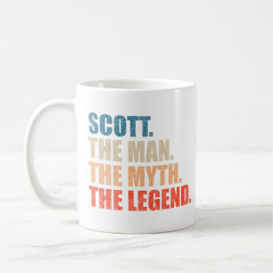 Scott The Man The Myth The Legend Coffee Mug