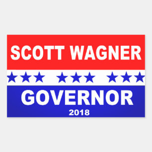 Scott Wagner Pennsylvania Governor 2018 Rectangular Sticker