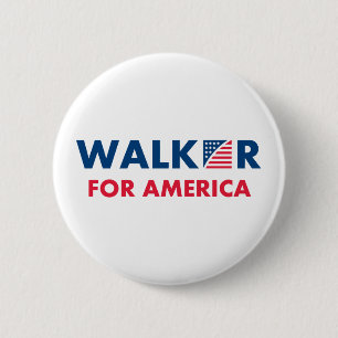 Scott Walker For America 6 Cm Round Badge