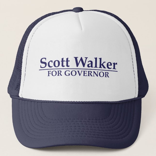 Scott Walker for Governor Trucker Hat (Front)