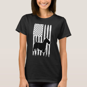Scottie American Flag USA Patriot Scottish Terrier T-Shirt
