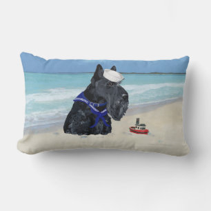 Scottie at the Beach Lumbar Cushion