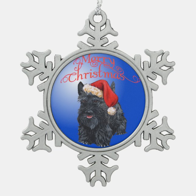 Scottie Christmas Ornament (Front)