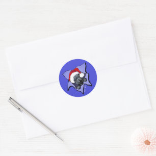 Scottie Christmas Return Address Label