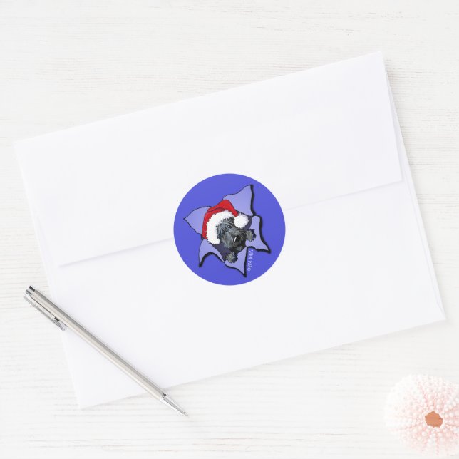 Scottie Christmas Return Address Label (Envelope)