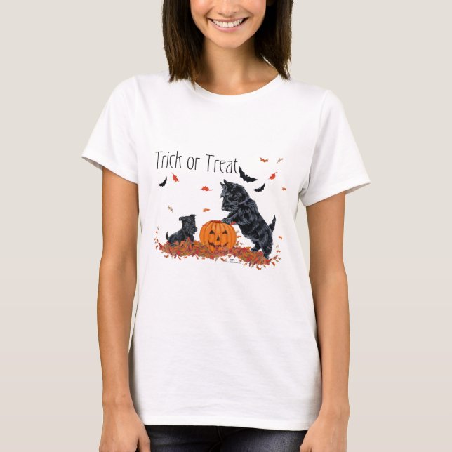 SCOTTIE Dad and Pup Halloween T-Shirt (Front)