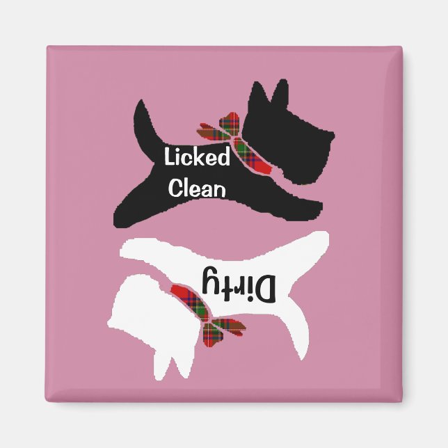 Scottie Dishwasher Magnet Personalise (Front)