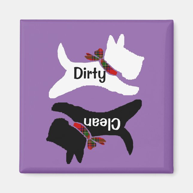 Scottie Dishwasher Magnet Personalise (Front)