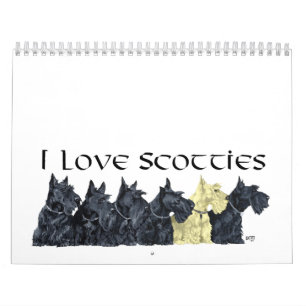 Scottie Dog Calendar