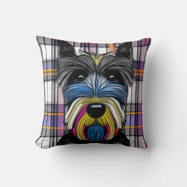 Scottie Dog Cushion (Front)